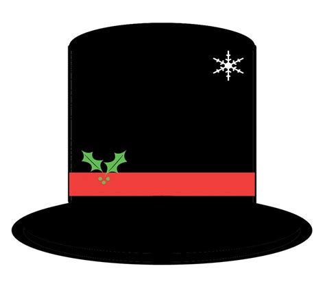 Printable Snowman Hat